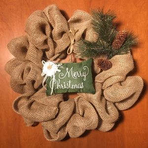 Merry Christmas wreath